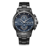 Maserati Ingegno Tachymeter Blue Dial Black Steel Strap Watch For Men - R8873619001