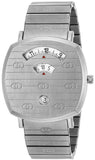 Gucci Grip Quartz Silver Dial Silver Steel Strap Watch For Women - YA157410
