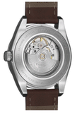 Tissot Gentleman Powermatic 80 Silicium Silver Dial Brown Leather Strap Watch For Men - T127.407.16.031.00