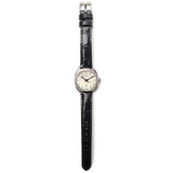 Gucci GG2570 Diamonds Silver Dial Black Leather Strap Watch For Women - YA142507