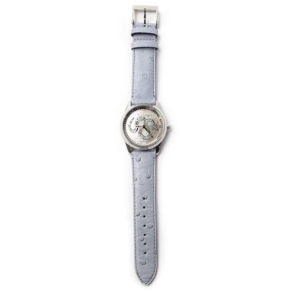 Gucci G Timeless Automatic Mother of Pearl Dial Blue Leather Strap Watch For Women - YA1264113