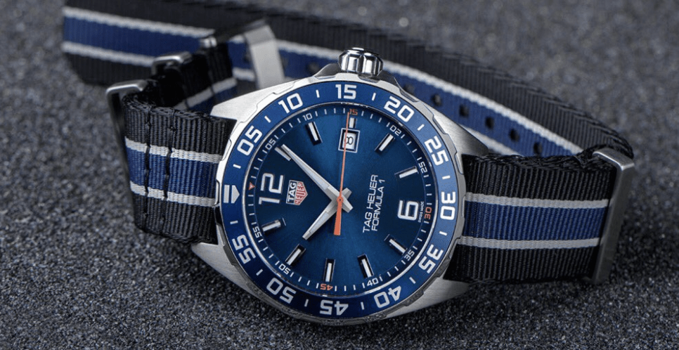 Tag heuer formula 1 blue strap hotsell