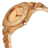 Marc Jacobs Blade Rose Gold Dial Stainless Steel Strap Watch for Women - MBM3127