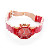 Marc Jacobs Rock Red Dial Red Stainless Steel Strap Watch for Women - MBM2577