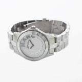 Marc Jacobs Rivera White Dial Silver Stainless Steel Strap Watch for Women - MBM3133