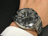 Tag Heuer Formula 1 Anthracite Dial Silver Steel Strap Watch for Men - CAZ1011.BA0842