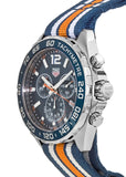 Tag Heuer Formula 1 Chronograph 43mm Blue Dial NATO Strap Watch for Men - CAZ1014.FC8196