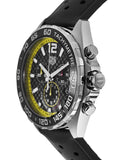 Tag Heuer Formula 1 Chronograph Black Dial Black Rubber Strap Men's Watch - CAZ101AC.FT8024