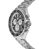 Tag Heuer Formula 1 Chronograph Black Dial Silver Steel Strap Watch for Men - CAZ101E.BA0842