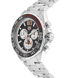 Tag Heuer Formula 1 Indy 500 Special Edition Black Dial Silver Steel Strap Watch for Men - CAZ101V.BA0842