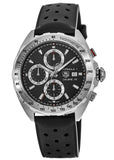 Tag Heuer Formula 1 Calibre 16 43mm Black Dial Black Leather Strap Watch for Men - CAZ2010.FT8024