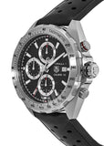 Tag Heuer Formula 1 Calibre 16 43mm Black Dial Black Leather Strap Watch for Men - CAZ2010.FT8024