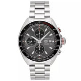 Tag Heuer Formula 1 Automatic Chronograph Grey Dial Silver Strap Watch for Men - CAZ2012.BA0876