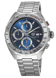 Tag Heuer Formula 1 Automatic Chronograph Blue Dial Silver Strap Watch for Men - CAZ2015.BA0876