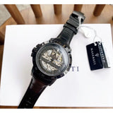 Maserati Automatic Black Dial Black Leather Strap Watch For Men - R8821119007