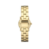 Marc Jacobs Mini Amy White Dial Gold Stainless Steel Strap Watch for Women - MBM3057