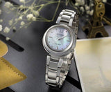 Citizen Eco Drive Silver Stainless Steel Strap Watch For Women - EM0331-52