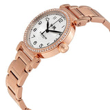 Coach Delancey White Dial Rose Gold Steel Strap Watch for Women - 14502262