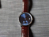 Hugo Boss Corporal Blue Dial Brown Leather Strap Watch for Men - 151363