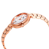 Tissot T Lady Flamingo Mother of Pearl Dial Rose Gold Steel Strap Watch For Women - T094.210.33.111.01