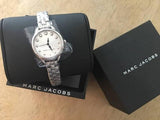 Marc Jacobs Betty White Dial Silver Stainless Steel Strap Watch for Women - MJ3497