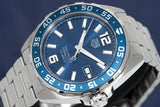 Tag Heuer Formula 1 Bucherer Blue Edition Blue Dial Silver Steel Strap Watch for Men - WAZ2015.BA0842