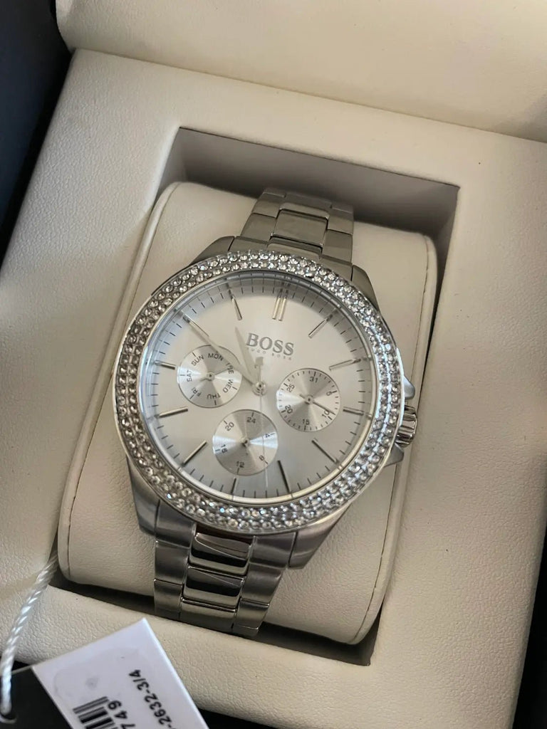 Hugo boss premiere ladies watch deals