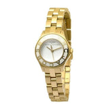 Marc Jacobs Amy White Dial Gold Stainless Steel Strap Watch for Women - MBM3051