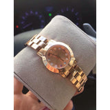 Marc Jacobs Amy Rose Gold Dial Rose Gold Stainless Steel Strap Watch for Women - MBM3219