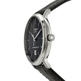 Tissot Carson Premium Powermatic 80 Black Dial Black Leather Strap Watch For Men - T122.407.16.051.00