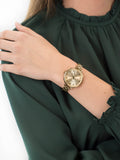 Marc Jacobs Sally Champagne Gold Dial Gold Stainless Steel Strap Watch for Women - MBM3363