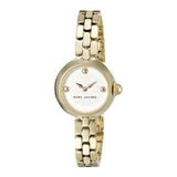 Marc Jacobs Courtney White Dial Gold Stainless Steel Strap Watch for Women - MJ3457