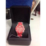 Marc Jacobs Rock Red Dial Red Stainless Steel Strap Watch for Women - MBM2577