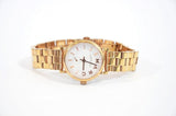 Marc Jacobs Baker White Dial Rose Gold Steel Strap Watch for Women - MBM3248