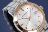 Burberry The City White Dial Two Tone Stainless Steel Strap Watch for Women - BU9006