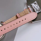 Coach Tatum White Dial Pink Leather Strap Watch For Women - 14502799