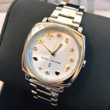 Marc Jacobs Mandy White Dial Silver Stainless Steel Strap Watch for Women - MJ3572