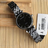 Emporio Armani Ceramica Black Dial Black Ceramic Strap Watch For Women - AR1487