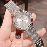 Guess Quartz Silver Dial Willow Stainless Steel Mesh Bracelet Watch For Women - W0836L2