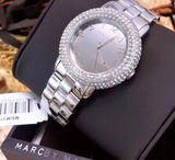 Marc Jacobs Marci Silver Stainless Steel Strap Watch for Women - MBM3190