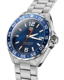 Tag Heuer Formula 1 Quartz Blue Dial Silver Steel Strap Watch for Men - WAZ1010.BA0842