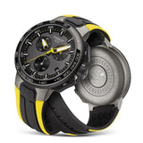 Tissot T Bike Cycling Tour de France Black Dial Two Tone Rubber Strap Watch For Men - T111.417.37.441.00