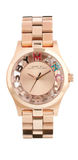 Marc Jacobs Henry Gold Skeleton Dial Rose Gold Stainless Steel Strap Watch for Women - MBM3264