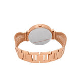 Guess Chiffon Rose Gold Dial Mesh Bracelet Watch For Women - W1083L3