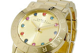Marc Jacobs Blade Gold Dial Gold Steel Strap Watch for Women - MBM3141