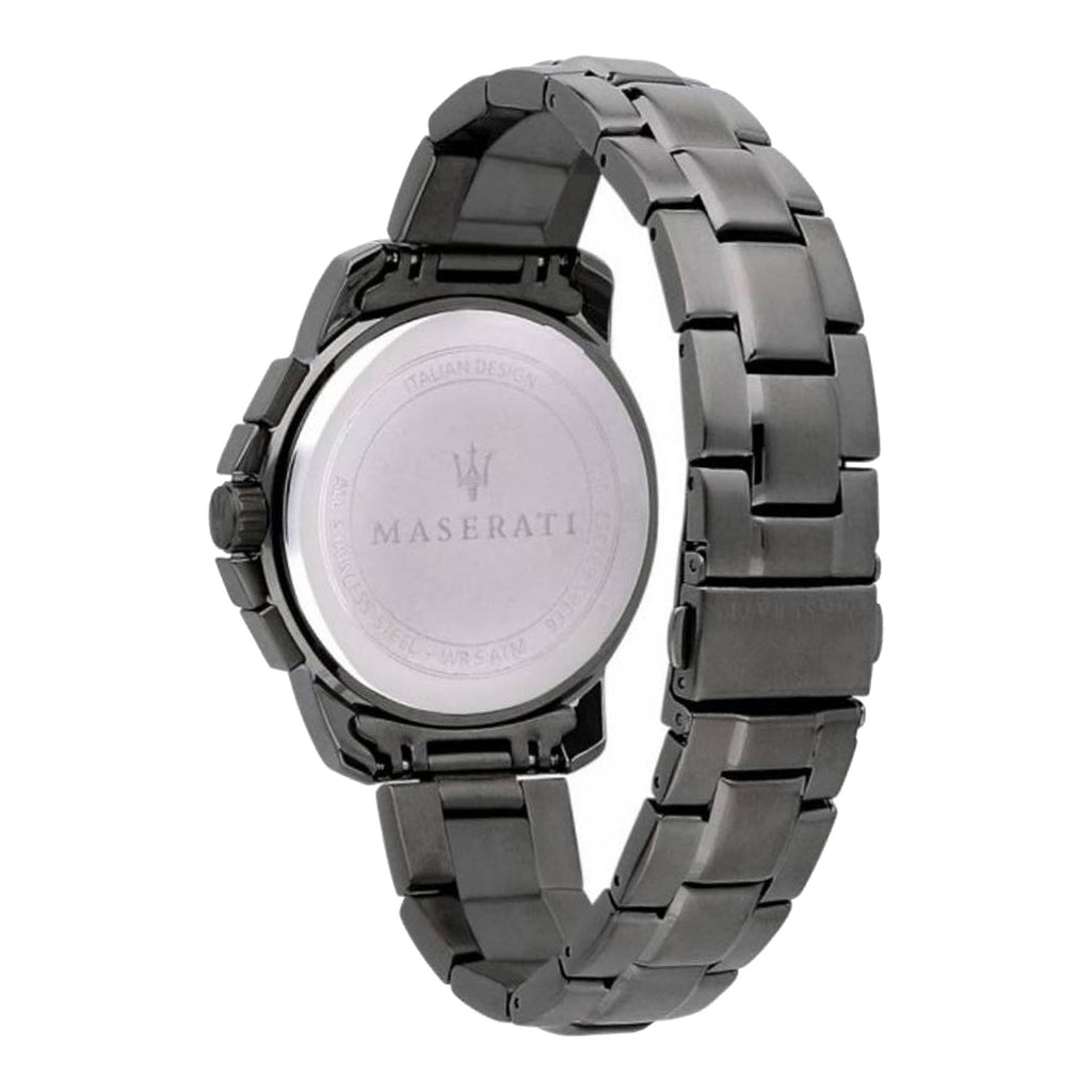 Maserati Sucesso Chrono Anthracite Black DLC Watch For Men - R8873621007