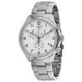 Tissot Chrono XL Classic Silver Dial Silver Steel Strap Watch For Men - T116.617.11.037.00