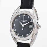 Longines Equestrian Arche Quartz Diamond Black Dial Watch for Women - L6.136.0.57.0