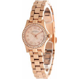 Marc Jacobs Henry Pink Dial Rose Gold Stainless Steel Strap Watch for Women - MBM3278