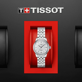 Tissot Le Locle Lady Automatic Diamonds Silver Dial Silver Steel Strap Watch For Women - T006.207.11.036.00